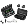 A set of wireless earbuds and their charging case, along with accessories. Náhled obrázku produktu
