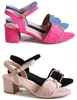 topschuhe24 3035 Damen Riemchen Sandalen, Farbe:Pink, Produktbild-Vorschau 3