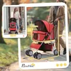 PawHut Hundewagen Hundebuggy Pet Stroller Hunde Buggy mit 4 Produktbild-Vorschau 3