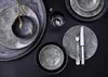 Lambert Kaori Assiette à pâtes aspect raie noir / Voir les images du produit 5
