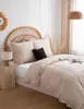Bettwäsche-Set 220x200 cm Baumwollsatin mit Rüsche, Produktbild-Vorschau 4