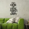Wallity, Do More Of What Makes You Happy Metal Decor, Produktbild-Vorschau 2