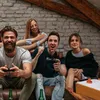 relaxdays Airhockey blau Náhled obrázku produktu 5