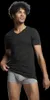 Puma Herren V-Neck Shirts 4er Pack Schwarz Black Baumwolle Produktbild-Vorschau 14