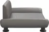 vidaXL Pelíšek pro psy šedý 70x45x28 cm Imitace kůže Náhled obrázku produktu 4