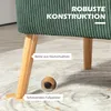 Divano a due posti HOMCOM, divano imbottito con effetto Anteprima dell’immagine prodotto 5