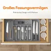 Besteckkasten für Küche, Ausziehbarer Besteckschublade 6-8 Produktbild-Vorschau 3