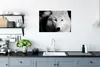 MuchoWow® Poster In der Nähe Ansicht Wolf in Schwarz und Produktbild-Vorschau 3