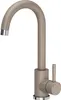 A beige kitchen faucet with a speckled finish and a silver accent at the spout. Anteprima dell’immagine prodotto