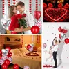 31-teiliges Valentinstag-Deko-Set mit Herzballons & Rosenblättern Productafbeelding-voorbeeld