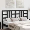 vidaXL Tête de lit noir 146x4x100 cm pin massif Voir les images du produit 3
