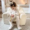 Poltrona Flumi per bambini teddy beige chiaro, poltroncina Anteprima dell’immagine prodotto 20