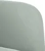 Möbel Zweisitzer-Sofa Hellgrau 109 cm Samt - Klassische Produktbild-Vorschau 6