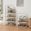 Półka na buty „Poytya” na 6 par Stal 73 x 60 x 32 cm Podgląd zdjęcia produktu 7