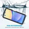 Vodotěsné pouzdro pro Samsung Galaxy A15 5G/4G, prachotěsné Náhled obrázku produktu 4