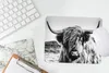 MuchoWow® Mauspad Mousepad Kuh - Schottischer Hochländer - Produktbild-Vorschau 5
