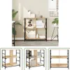 The Living Store Bücherregal Sonoma-Eiche 78,5x33x82 cm Produktbild-Vorschau 1