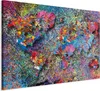 Obraz z netkaného plátna - Mapa: Jackson Pollock inspirace Náhled obrázku produktu 1