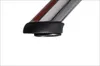 Close-up view of a metallic object with a black rubber base. Produktbild-Vorschau