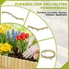 XMTECH Beeteinfassung aus Holz, Flexibler Rollzaun 40 × 200 Produktbild-Vorschau 6