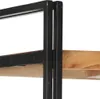 vidaXL Knihovna 5 přihrádek 60x30x180 cm Akátové masivní Náhled obrázku produktu 5