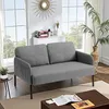 2-Sitzer Sofa Kleines Sofa Polstersofa Loveseat Sitzmöbel Produktbild-Vorschau 8