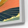 DEQORI LED-Bild & Lampe 60x60 cm Weiß 'Abstrakte Bergwelt' Produktbild-Vorschau 5