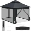 WOLTU Pavillon 3x3 m, Moskitonetz, wasserdicht stabil, Produktbild-Vorschau 1