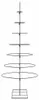 | Árbol de Navidad de metal | con soporte 180 cm Vista previa de la imagen del producto 4