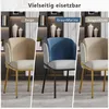 Sweiko 2 pcs Chaise moderne avec pied incliné et pieds Voir les images du produit 6