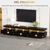 Merax Lowboard TV-Schrank in Marmor-Optik, Modernes Produktbild-Vorschau 2