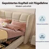 Polsterbett 90x200cm, Jugendbett, Einzelbett, Bett mit Produktbild-Vorschau 5