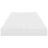 vidaXL Étagère suspendue blanc brillant 60x23,5x3,8 cm MDF Voir les images du produit 11