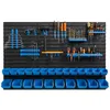 24 stohovacích boxů nástěnná police plastová 115 x 78 cm Náhled obrázku produktu 2
