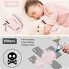 A split image showing a baby sleeping with a pink phone case and a comparison of phone cases with and without paint spraying. Produktbild-Vorschau