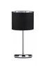 Lampe de table noir-argent Lampe Lampe en velours Vintage Voir les images du produit 1