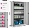 TecTake 404377, Šedá, Ocel Náhled obrázku produktu 7