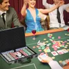Poker-Set, Pokerkoffer, 400 Chips, 2 Kartendecks, 5 Würfel, Produktbild-Vorschau 2