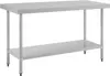 Vogue Arbeitstisch 900x1500x600mm mit Grundboden aus Produktbild-Vorschau 1