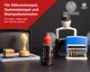 Encre pour tampon encreur et auto-encreur sans huile, rouge Voir les images du produit 4