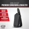 HEYNER® Sonnenbrillenhalter aus Echtleder für die Auto Produktbild-Vorschau 2