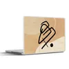 MuchoWow® Laptop Aufkleber Sticker Cover Abstrakt - Schwarz Produktbild-Vorschau 1