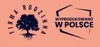 Two logos are displayed on a salmon-colored background. The left logo features a tree with roots and the text "FIRMA RODZINNA" in a circular arrangement. The right logo contains the text "WYPRODUKOWANO W POLSCE" within a hexagonal shape. Voir les images du produit