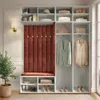 Vestiaire Aria 4 190 cm Cachemire Rembourré Taupe Voir les images du produit 6