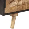 vidaXL Armoire TV 140x30x46 cm Bois de manguier brut et Voir les images du produit 5