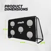 VirtuFit Fußballtor Pro mit Zielwand 300 x 200 cm Schwarz Produktbild-Vorschau 7
