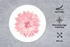 MuchoWow® Mauspad Mousepad Blumen - Rosa - Kamille 50x50 cm Produktbild-Vorschau 2