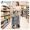 VOUNOT® Aluminium Einkaufstrolley Treppensteiger, Trolly Produktbild-Vorschau 2