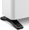Close-up of the base of a white product with black legs. Anteprima dell’immagine prodotto