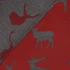 SCHÖNER LEBEN. Vorhang mit Hirschen rot grau 245cm oder Produktbild-Vorschau 7
